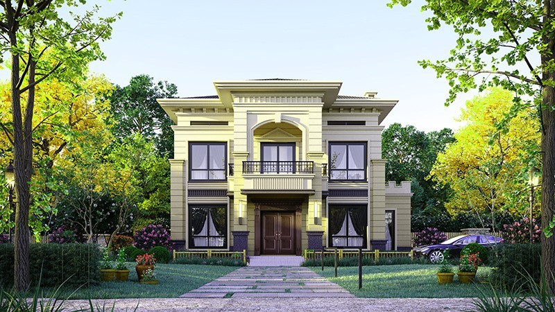 昌都中式合院住宅，开放庭院与邻里乡亲更亲近